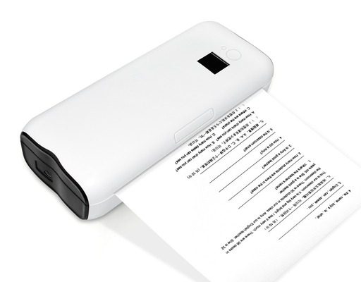Draadloze draagbare printer Kleine BT-document A4-papierprinter 210 mm