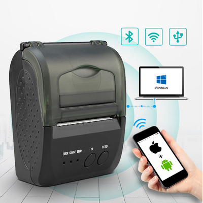 Mobiel Mini Bluetooth Thermal Printer 58mm de Streepjescodedruk van het Kaartjesontvangstbewijs