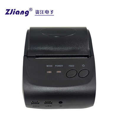 Zijiang Commercial Wireless 58mm Draagbare Systemen van Mini Thermal Printer POS