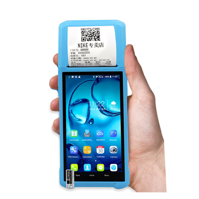 Handbediende Mobiele de POS-terminalbetaling van 3g 4g allen in Één POS Machine 5,5“ Touchscreen