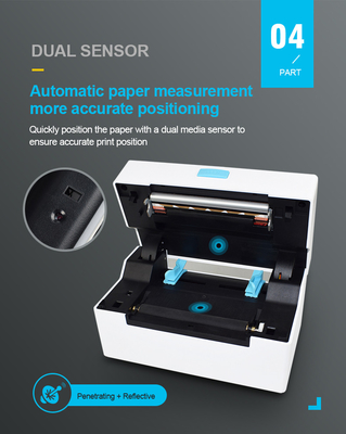 De Draadloze van de Printerthermal printer for van het 4 Duimetiket van ESC POS Verschepende Etiketten