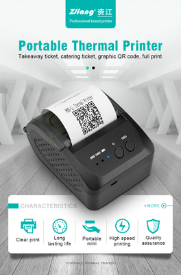 58mm USB Thermisch Mini Bluetooth Printer For Android IOS POS Ontvangstbewijs