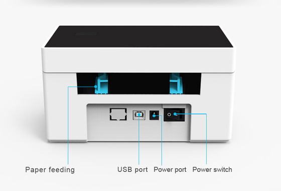 Draagbare Bluetooth-van de het Etiketprinter van Ontvangstbewijs Thermische 4 Duim LAN ZJ9220 van USB
