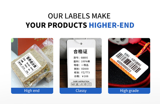 Streepjescode 80mm Draagbare Mini Thermal Printer Sticker Label-Druk