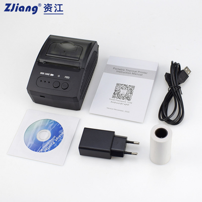 58mm Draagbaar Bluetooth Mini Thermal Printer For Shipping etiketteren Small Business