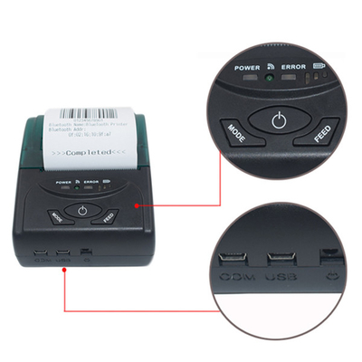 58mm de Draadloze Draagbare Druk van het het QR Codeontvangstbewijs van Bluetooth Mini For van de Printers Thermische Printer