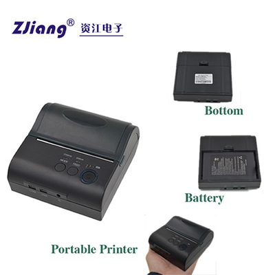 80mm 3inch de Codedruk van Etiketbluetooth Mini Thermal Printer For Barcode Qr
