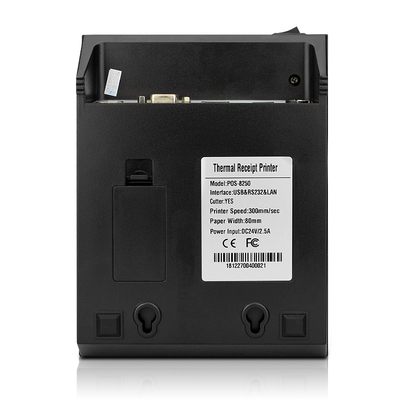 Mobiele Draadloze Thermische RS232 3 Duim 80mm Ontvangstbewijsprinter Wifi Lan For Kitchen