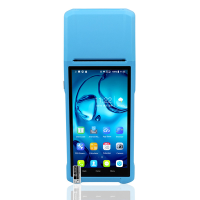 Android Handheld POS-betalingsterminalmachine 4G 5,5 inch alles-in-één Pos-terminal