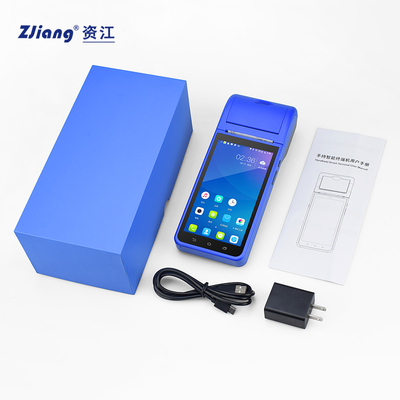 Android 8.1 PDA POS Terminal Mobiele Handheld Mini Met 58mm Printer