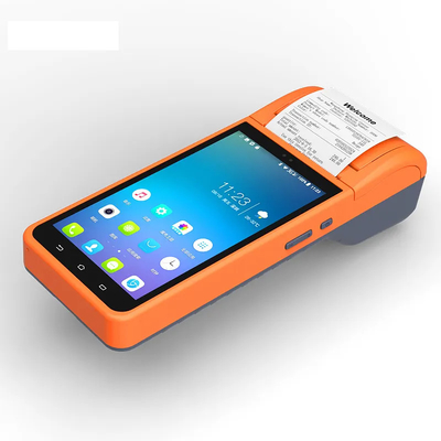 Android 8,1 Systeem Handbediende POS-terminal met 58mm Thermische Printer
